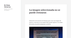 Desktop Screenshot of enlineaveracruz.com